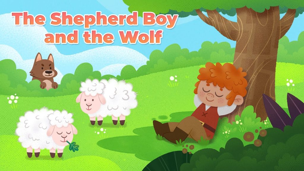 truyện tiếng anh cho bé the stepherd boy and the woof