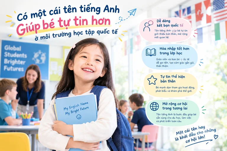 kidsandus đặt tên tiếng anh hay cho bé
